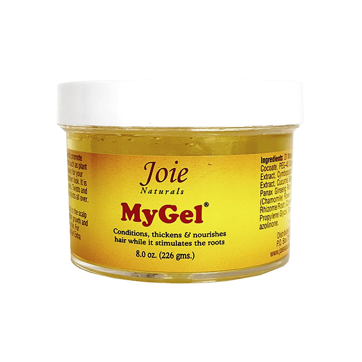 Joie MyGel front packaging showing jar and label for easy identification and storage