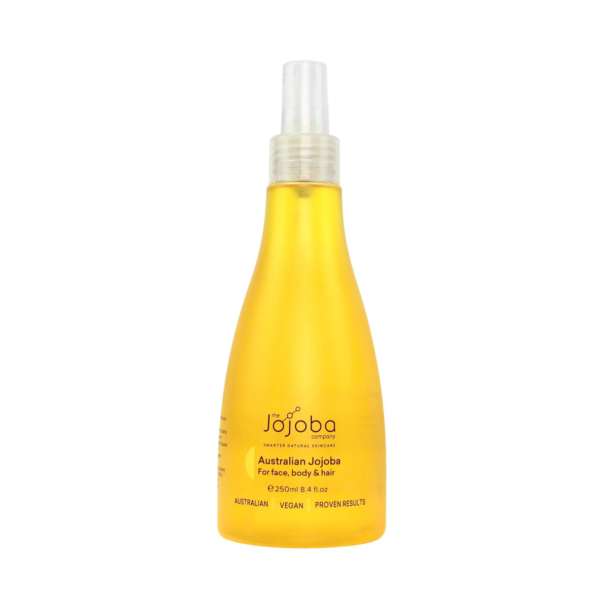 Jojoba front label bottle 250ml showing clean packaging and product identity