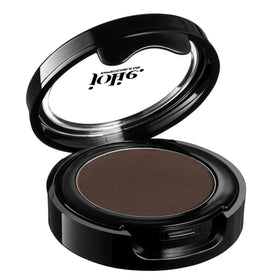 JOLIE cake eyeliner compact front view showing black-brown shade and portability