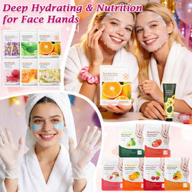 Jollidecor lip balm lip mask and under-eye patches for focused care