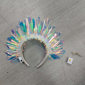 JONKY headband in party setting adding festive glow