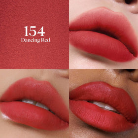 Joocyee swatch on arm displaying rich Dancing Red pigment payoff