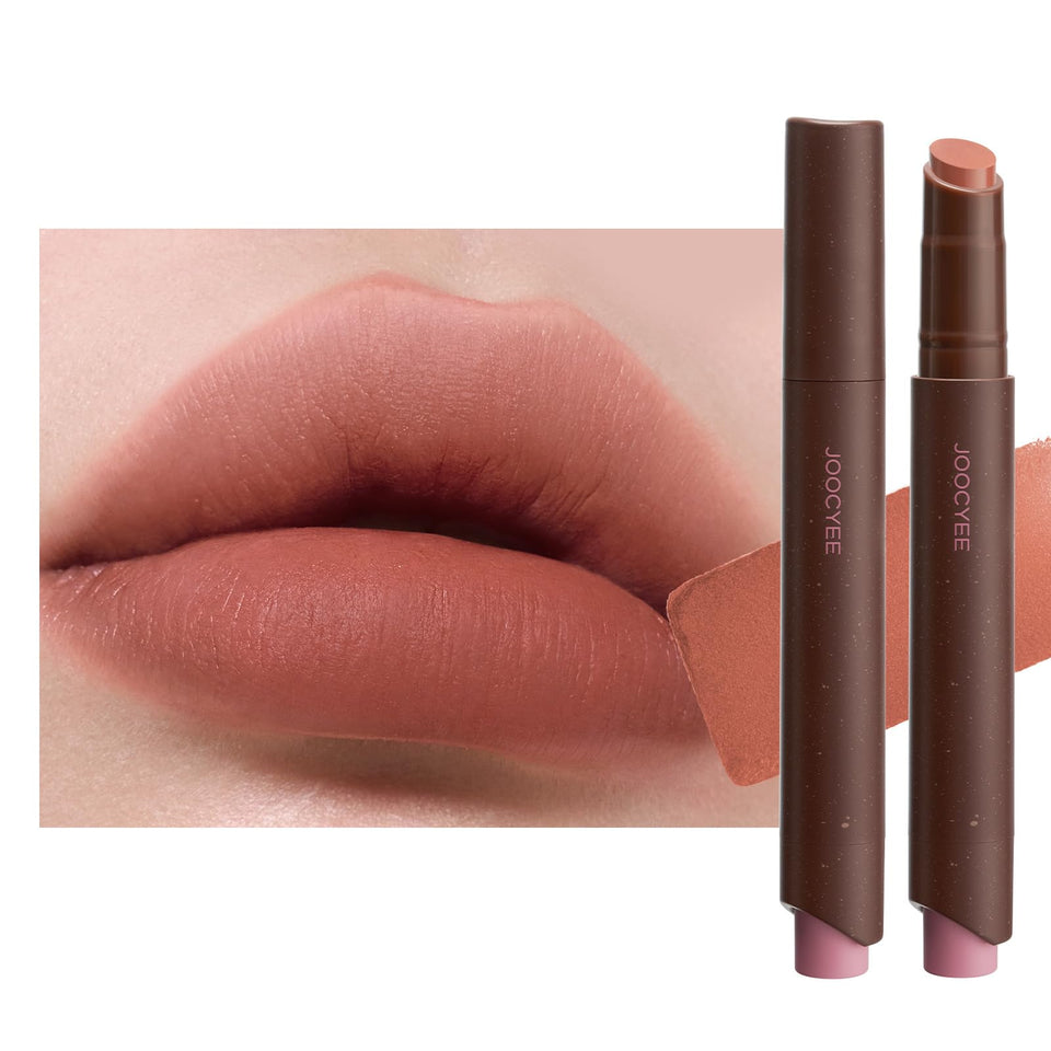 Joocyee front packaging showing velvet rouge pencil benefits