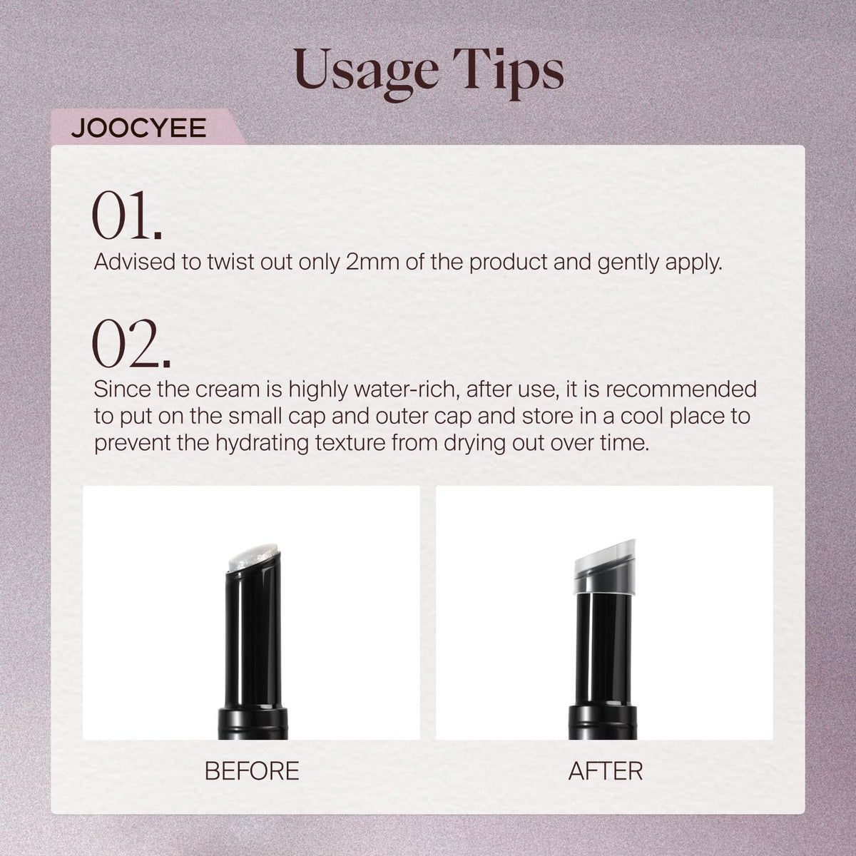 Joocyee model outdoors with dewy glow illustrating long-lasting radiant finish