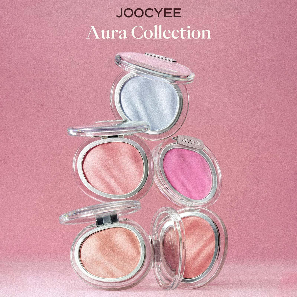 Joocyee held in hand for size comparison and portable makeup convenience