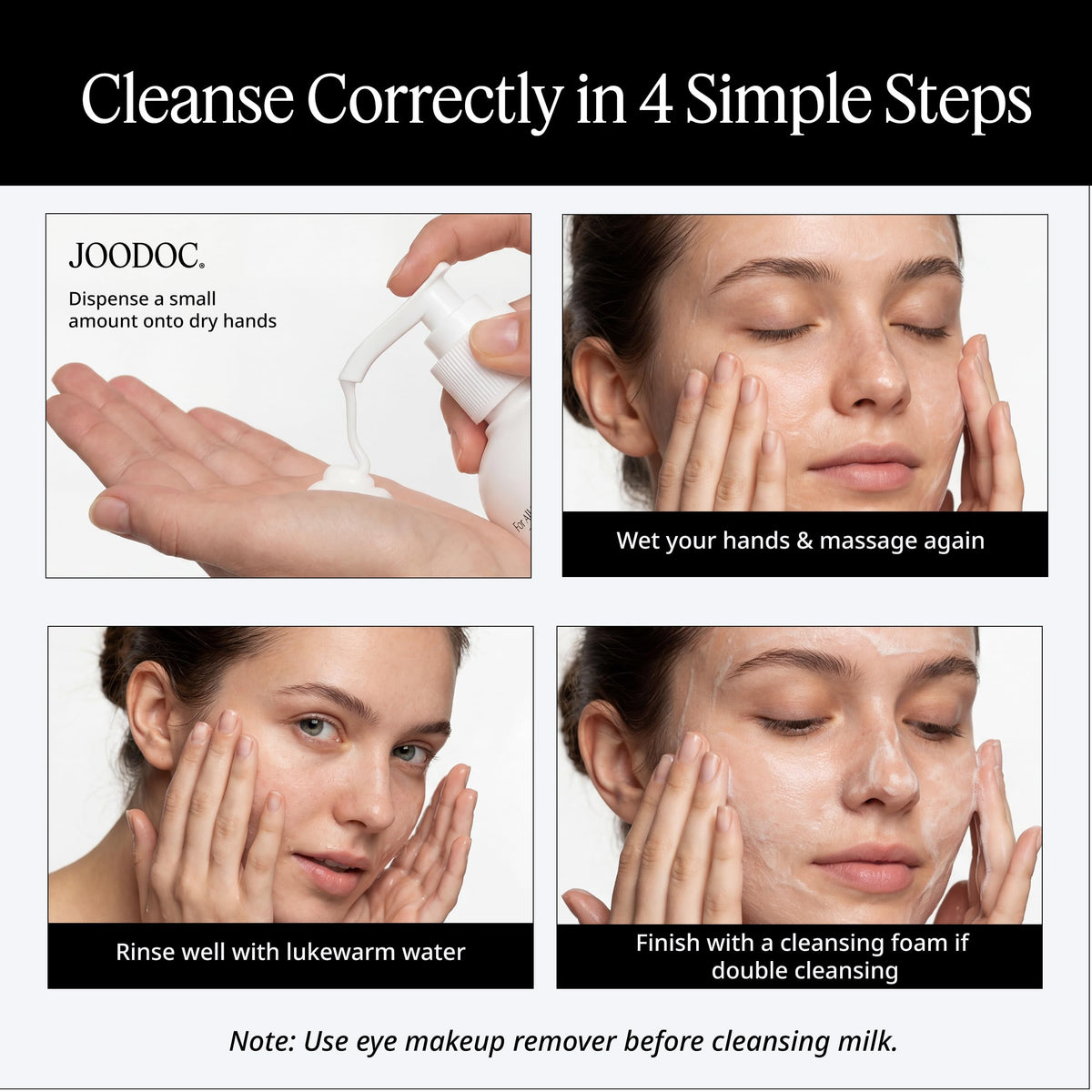 JOODOC label closeup showing ingredient list and dermatologist-developed assurance