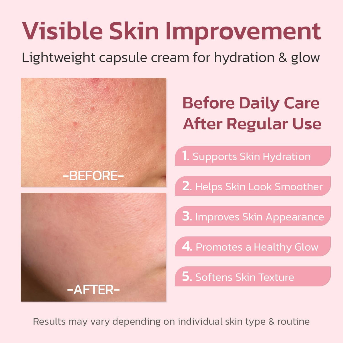 Jorceray cream blended on hand demonstrating customizable hydration benefit