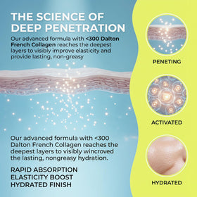 Jornanbo serum drop on fingers ready to apply for targeted plumping