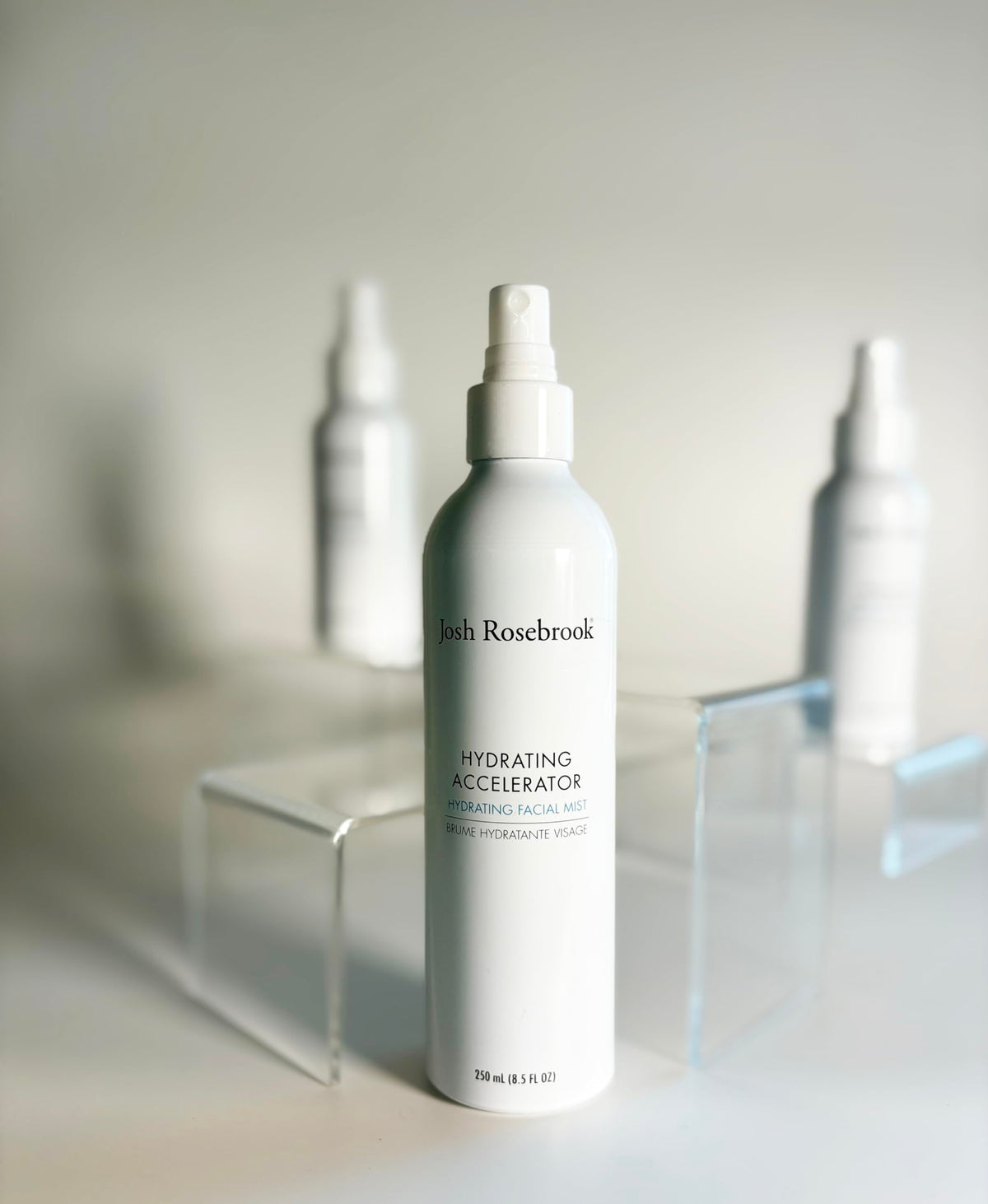 Josh Rosebrook applied over makeup refreshing skin and boosting radiance