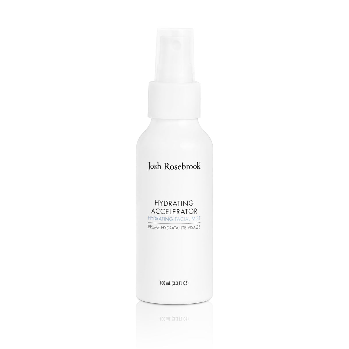 Josh Rosebrook front packaging showing clean bottle and size benefits