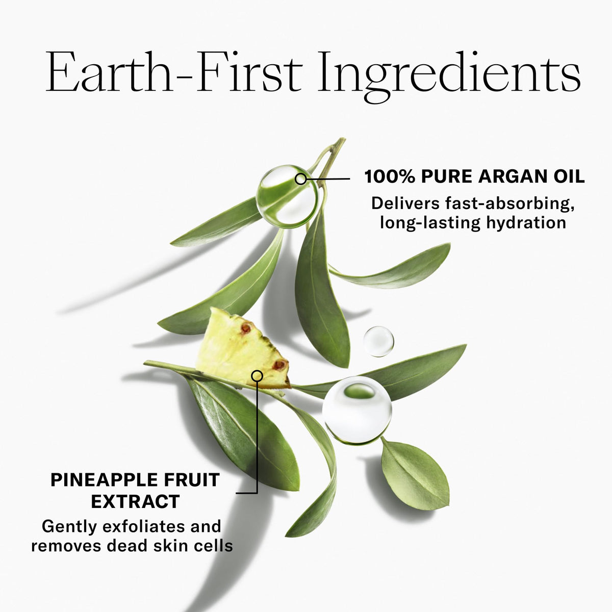 Josie Maran pump dispensing serum demonstrating easy application benefit