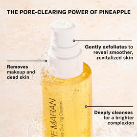 josie maran pineapple enzyme visual indicating natural fruit-derived exfoliation