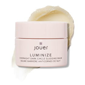 Jouer jar front view showing packaging and lightweight balm benefits