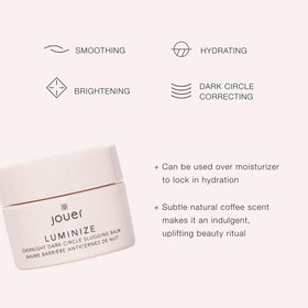 Jouer closeup of balm texture highlighting creamy, hydrating finish