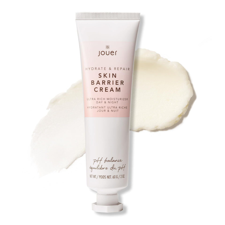 Jouer front jar showing clean packaging and product benefits