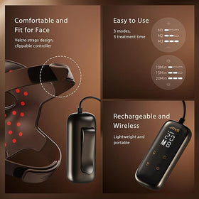 JOVS side profile highlighting curved design for facial contour contact