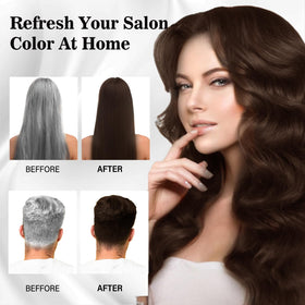 Joyful Young shampoo texture close-up showing creamy color deposit