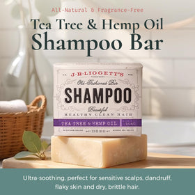 J·R·LIGGETT'S close-up of hand-cut bar texture for gentle cleansing