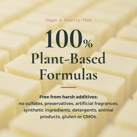 J·R·LIGGETT'S ingredients display highlighting natural oil composition