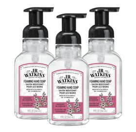 J.R. Watkins front packaging showing cherry blossom scent and benefits