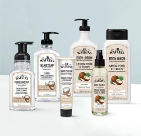 J.R. Watkins ingredient label highlighting clean, plant-based formula