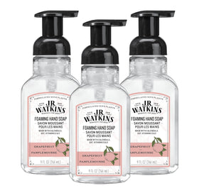 J.R. Watkins front packaging showing grapefruit label and gentle cleanser benefit