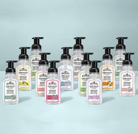 Lifestyle bathroom scene with J.R. Watkins refill for a fresh, calming atmosphere