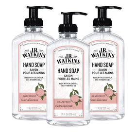 J.R. Watkins front packaging showing grapefruit scent and plant-based benefit