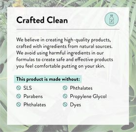 J.R. Watkins foam texture close-up showing creamy lather and gentle cleanse benefit