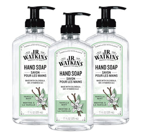 J.R. Watkins front packaging showing bottle and scent for tidy sinks