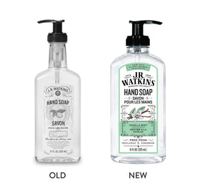 J.R. Watkins bottle highlighting recyclable packaging for eco-conscious benefit