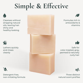 J·R·LIGGETT'S Coconut & Argan bar texture emphasizing thick lather and shine