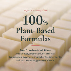 J·R·LIGGETT'S conditioner bar removed from recyclable wrap emphasizes low waste