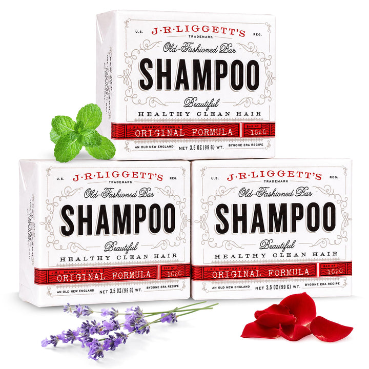 J·R·LIGGETT'S front packaging showing product and benefits