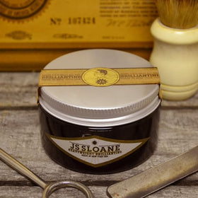 JS Sloane slick-back hairstyle showcasing high shine and control benefit