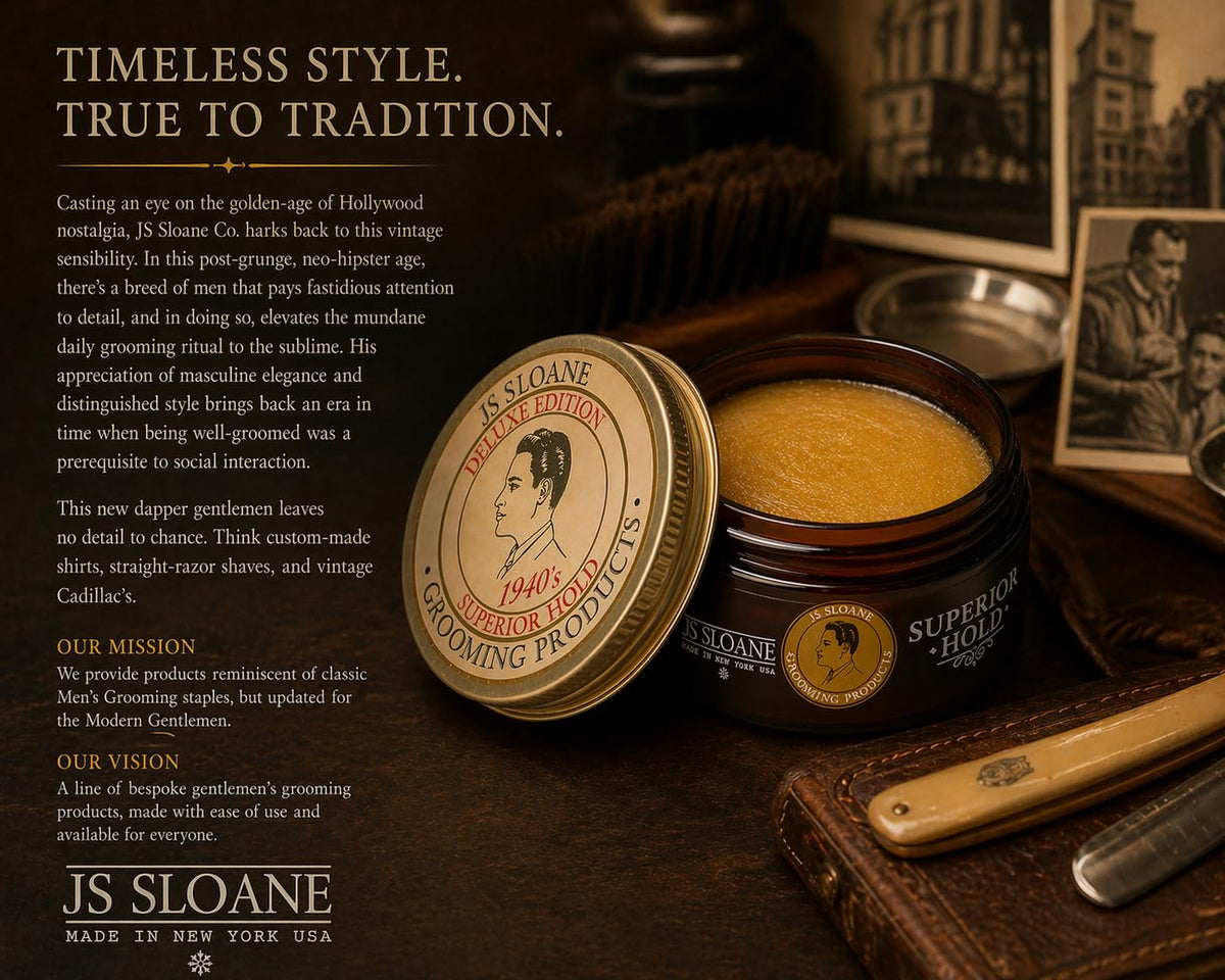 JS Sloane 4 oz jar next to a ruler for scale, conveys travel-friendly size benefit