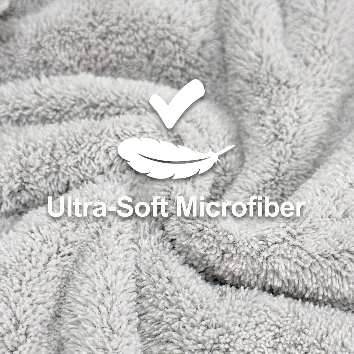 Jseng microfiber close-up texture highlighting absorbency and softness