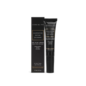 JSHealth front packaging showing bottle and box, communicates clean skincare