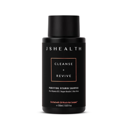 JSHealth front packaging showing bottle and label, clear branding and benefits
