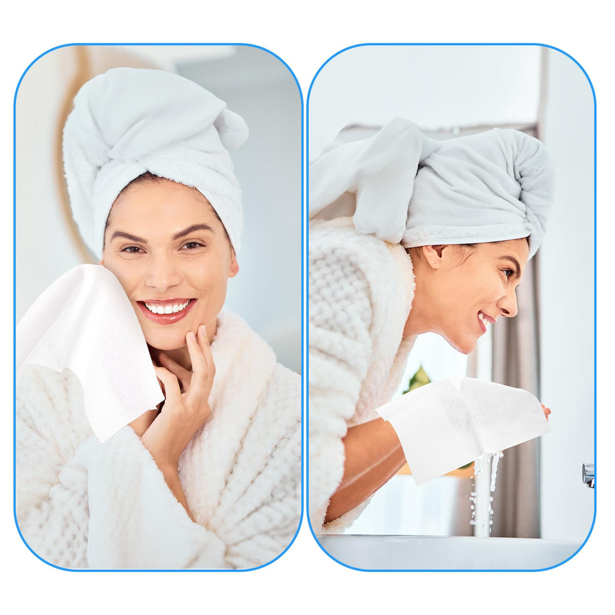 jucoan drawer wave handle detail for easy grip and quick towel removal