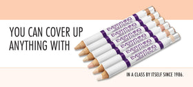 Judith August pencil being applied under eye to reduce shadow and brighten