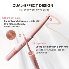 JUDYDOLL lifestyle image of model applying pencil for brighter eyes