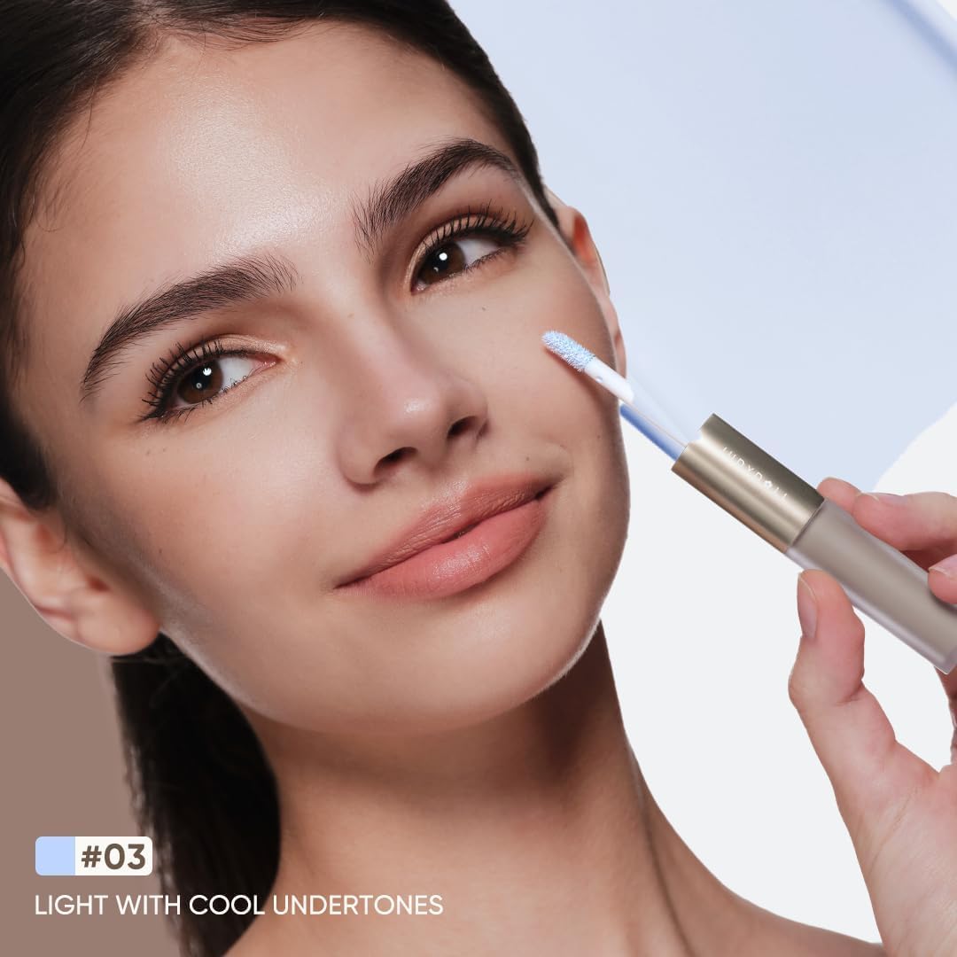 JUDYDOLL contour applicator tip close-up showing precise sculpting control for cheek and jaw definition