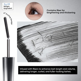 JUDYDOLL before and after lashes demonstrating separation and length