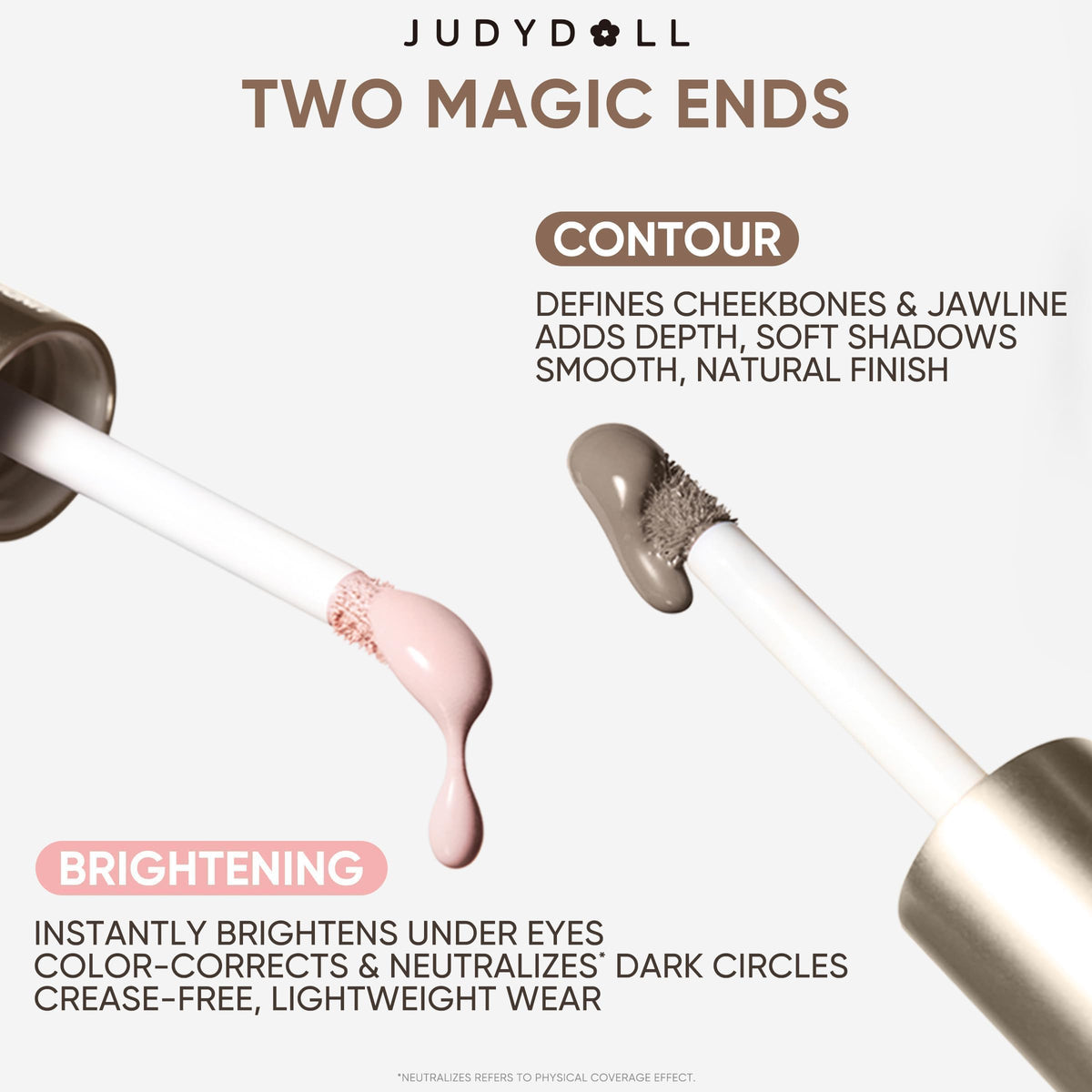 JUDYDOLL brightener under-eye application lifting and neutralizing dark circles