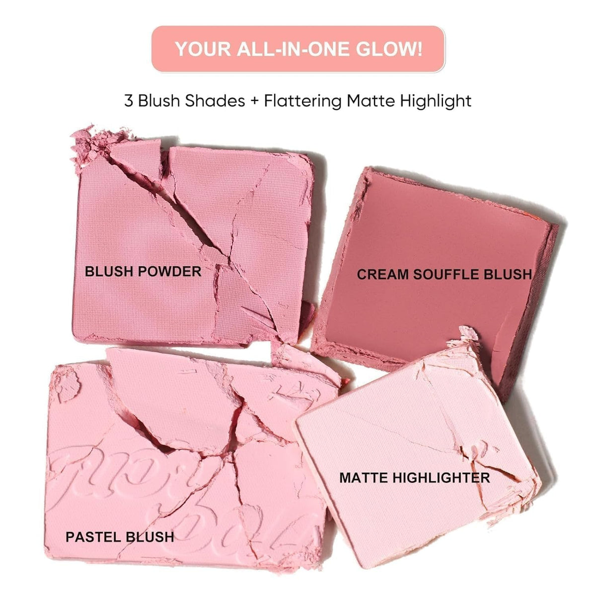 JUDYDOLL dewy balm swipe demonstrating glossy finish and skin hydration