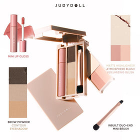 JUDYDOLL eyeshadow close texture revealing velvety pigmentation for smooth blending