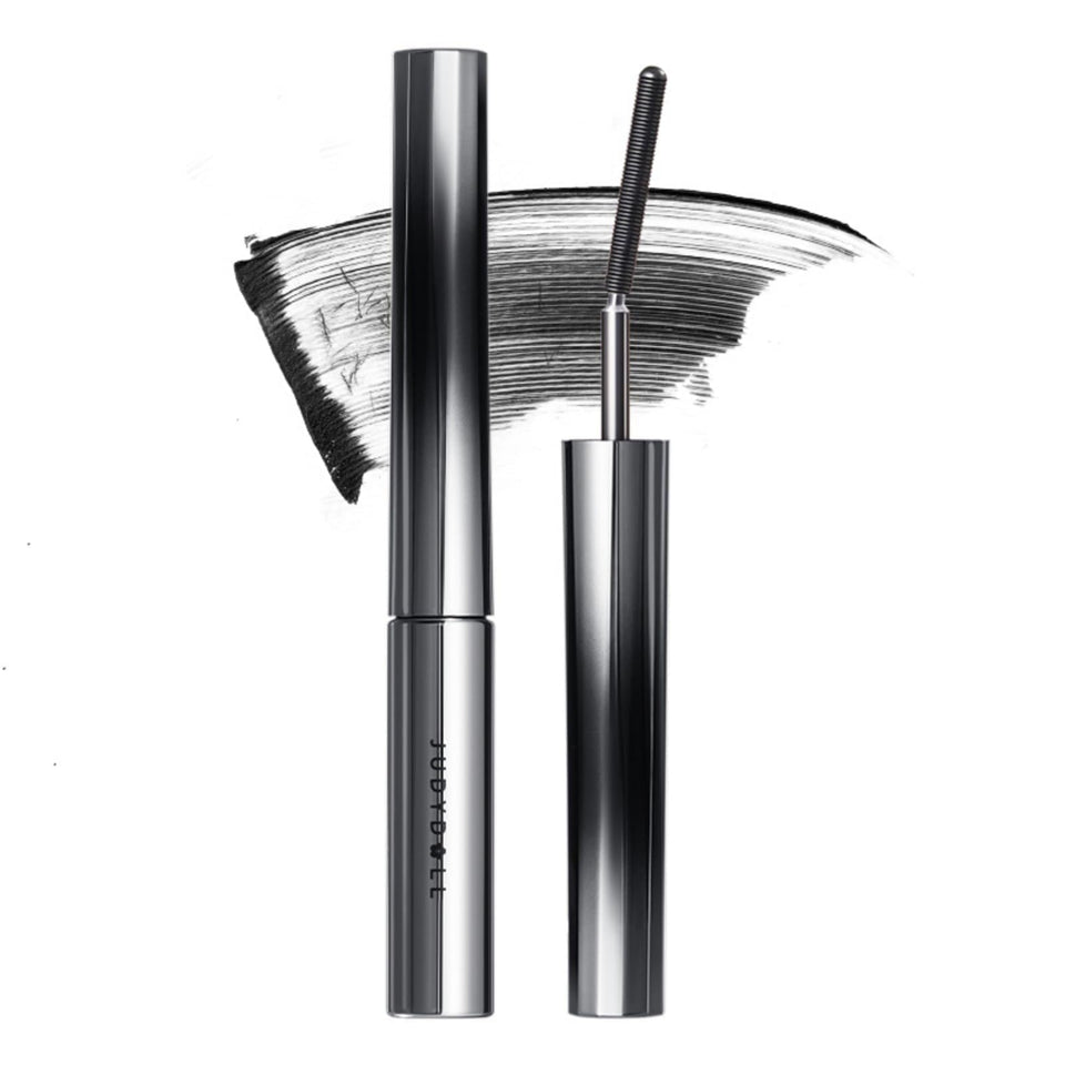 JUDYDOLL front packaging showing shade #01 Black and product benefits