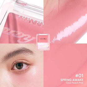 JUDYDOLL open compact with puff ready for simple mess-free application benefit