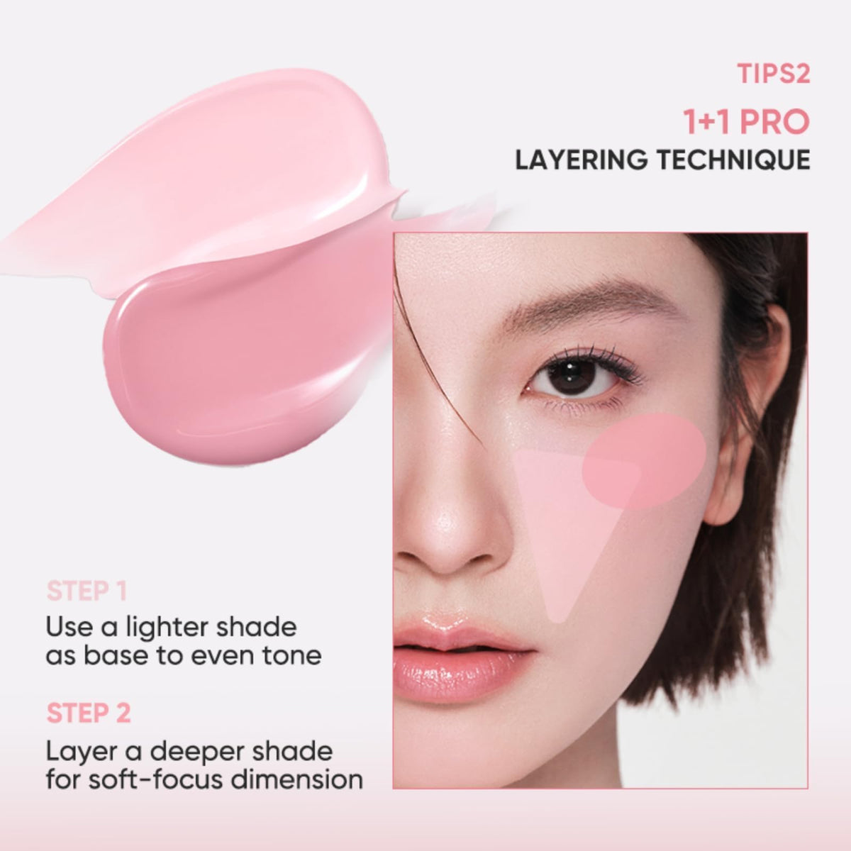 JUDYDOLL multiple shades paired for mixing and color-customization benefit